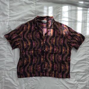 Urban Outfitters Short Sleeve Button Down